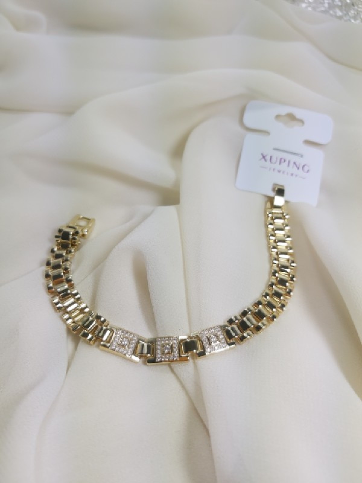 Gold Taşlı Bileklik