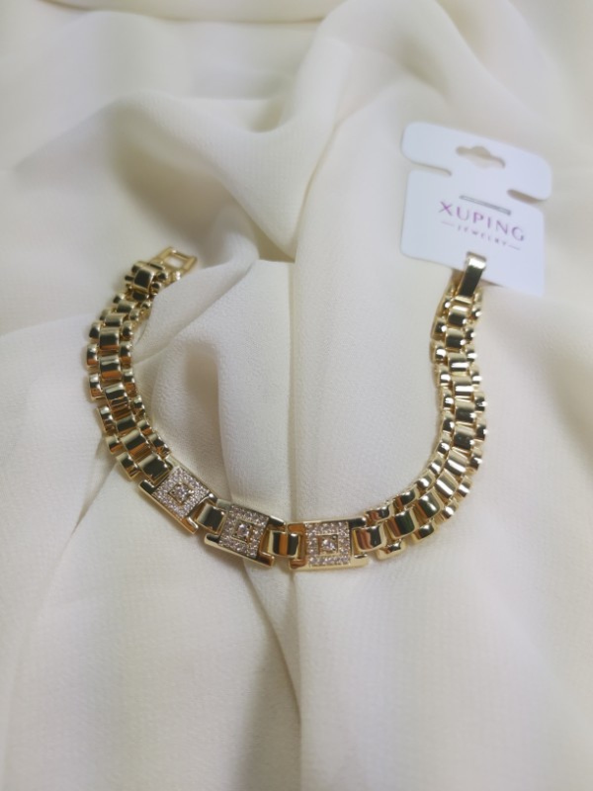 Gold Taşlı Bileklik