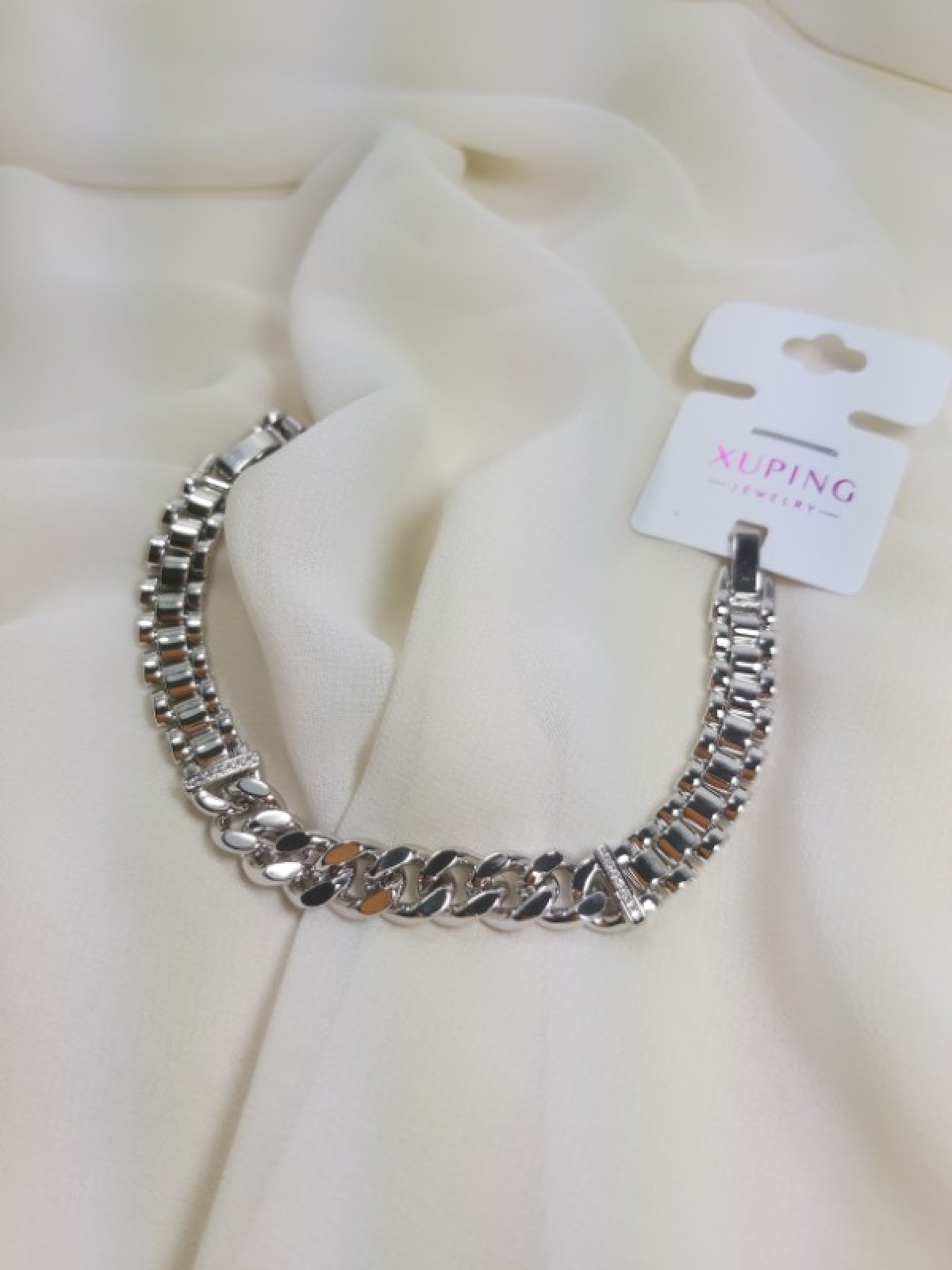 Gümüş Zincir Detay Bileklik