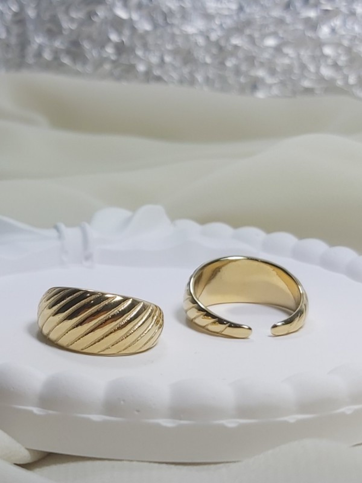 Ayarlanır Çelik Yüzük